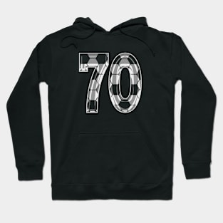 Soccer Number 70 Soccer Jersey #70 Soccer Mom Player Fan Hoodie